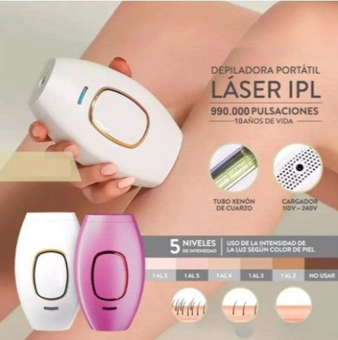 Depiladora Laser Permanente IPL