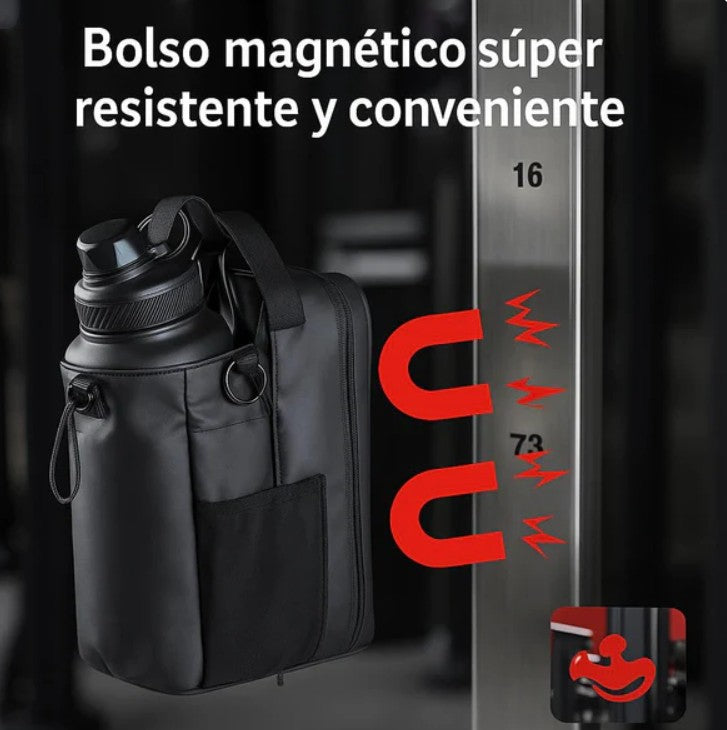 🎒 Organiza tus esenciales en segundos: Bolso Magnético para Gym