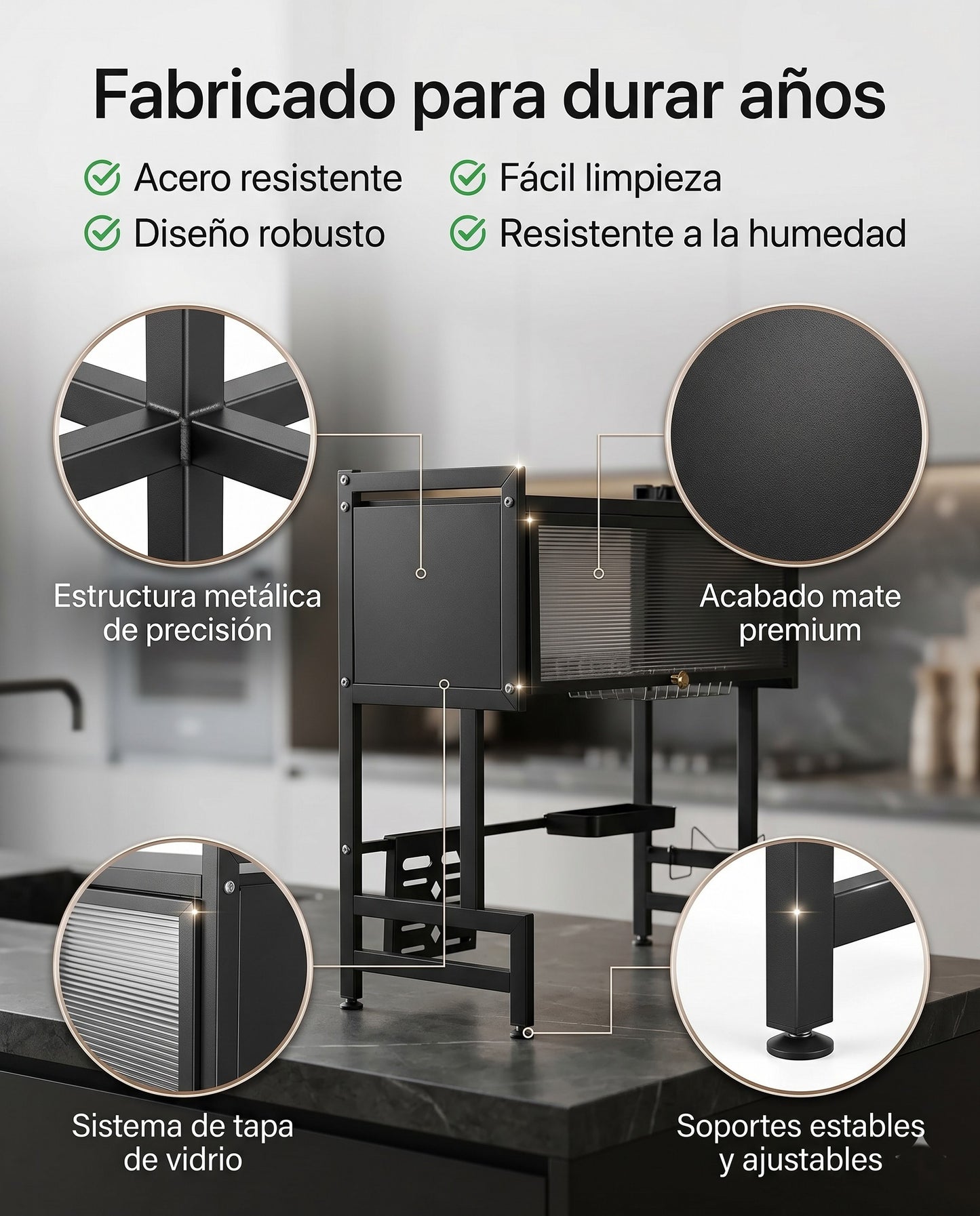 KitchenGuard™ - Organizador de Cocina Premium ⭐