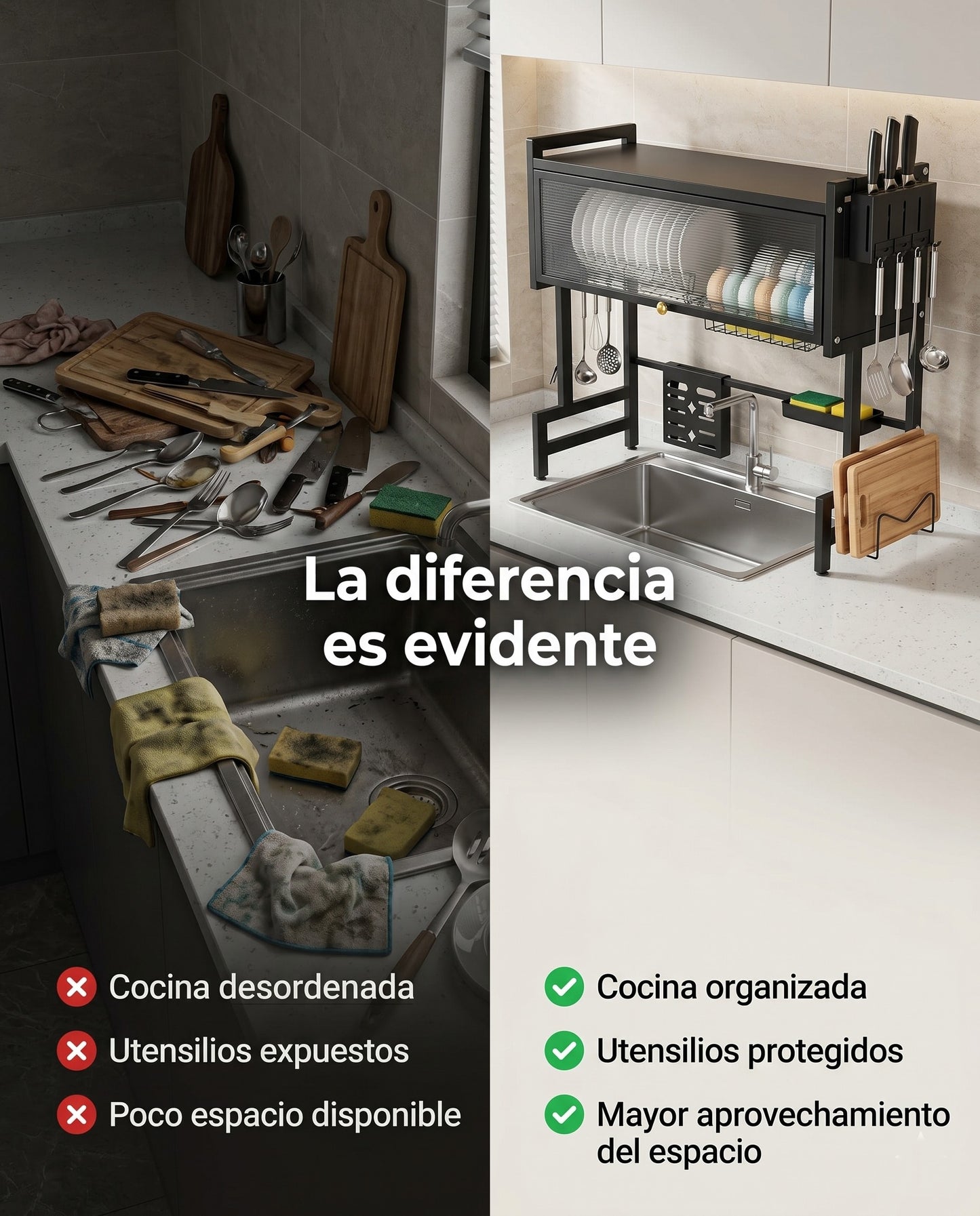 KitchenGuard™ - Organizador de Cocina Premium ⭐
