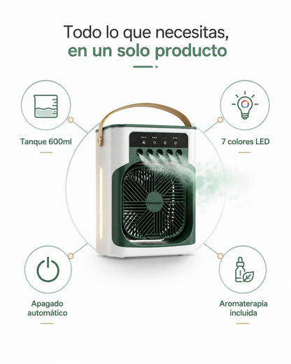 Ventilador Humidificador y enfriador de aire
