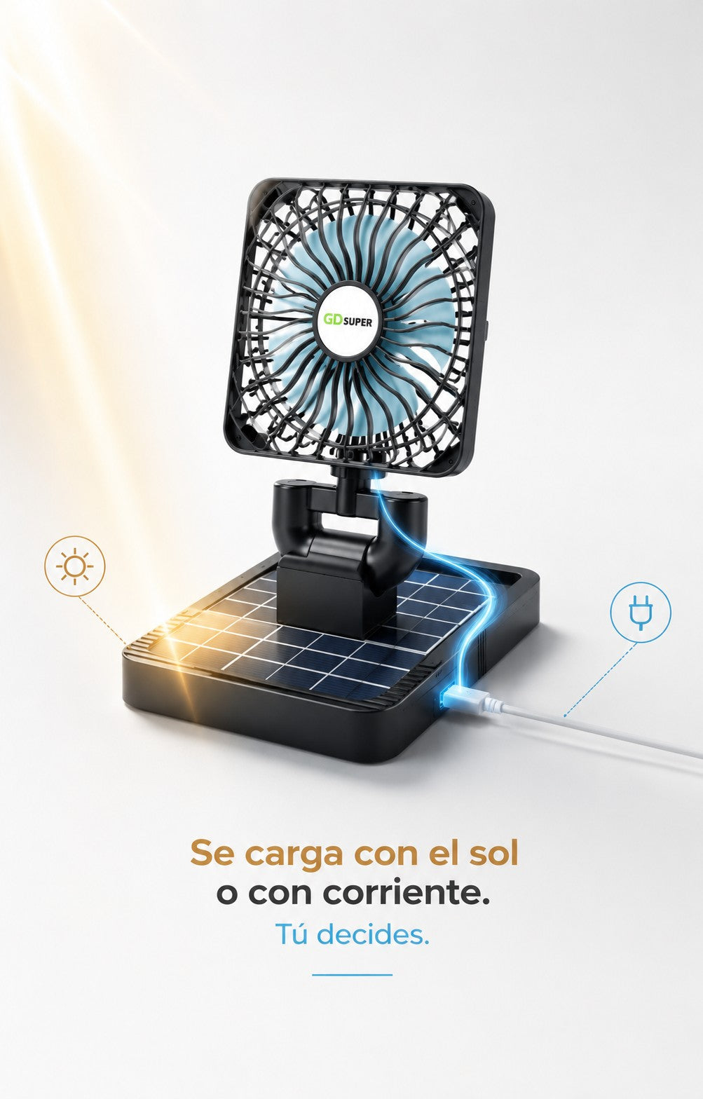 Ventilador Solar Pro