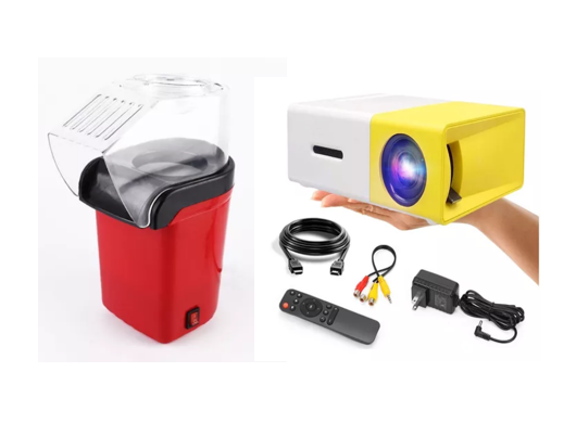 Combo Mini Proyector + Crispetera