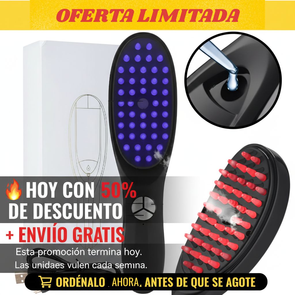 Cepillo Capilar “Dile ADIÓS al Cabello Rebelde - Hoy.”