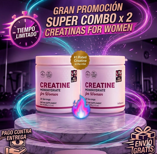 Creatina For Women Combo x 2 unidades