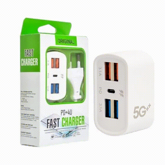 Cargador Rápido Inteligente PD 4U