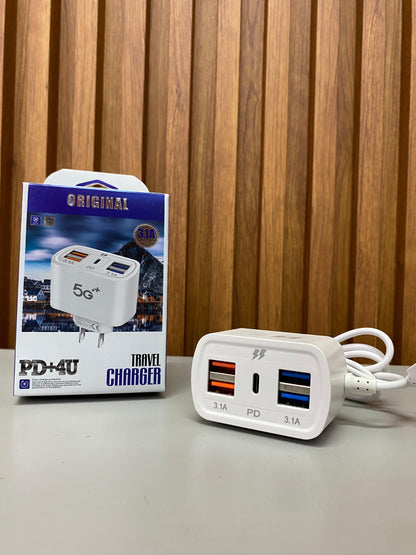 Cargador Rápido Inteligente PD 4U