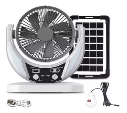 Ventilador Solar Recargable