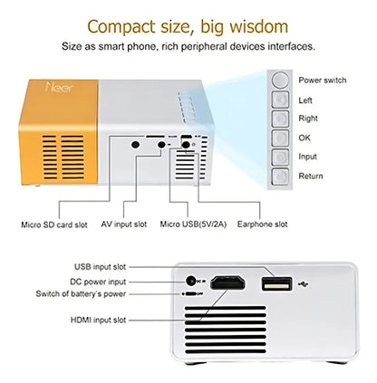 Combo Mini Proyector + Crispetera