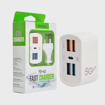 Cargador Rápido Inteligente PD 4U